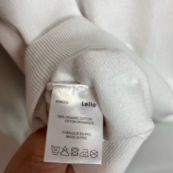 LELLO XXXL V-NECK LONG SLEEVE WHITE MEN SWEATER BRAND NEW WITH TAGS - Picture 6 of 7